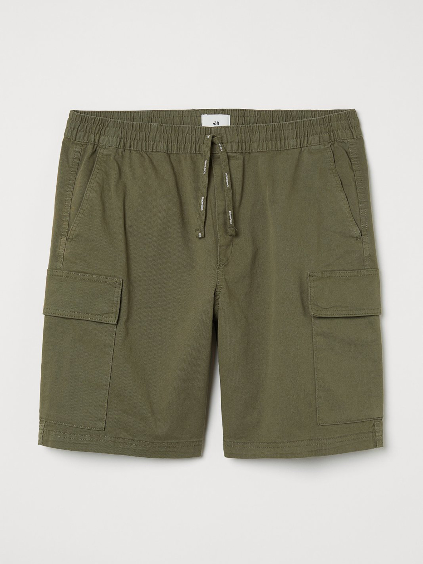 Шорты H&M модель 9824993wer_Хаки Фото