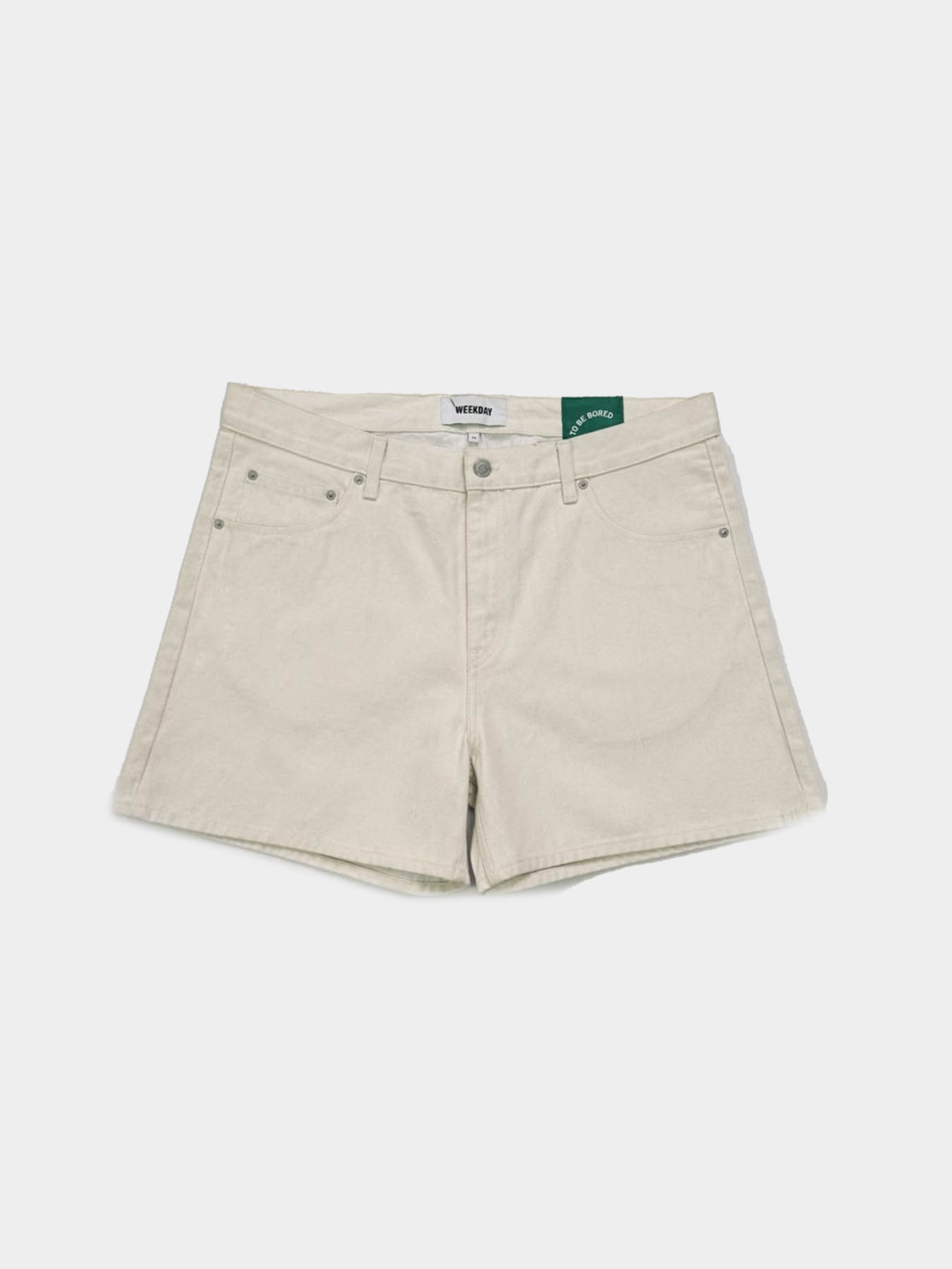 Повседневные шорты Weekday модель 7269789wer_Молочный Фото
