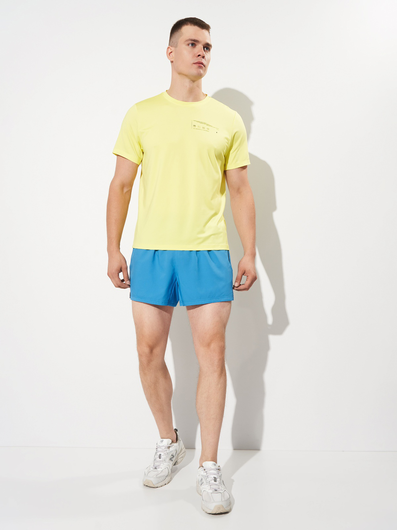 Шорты спортивные H&M модель 3344625wer_Голубой Фото