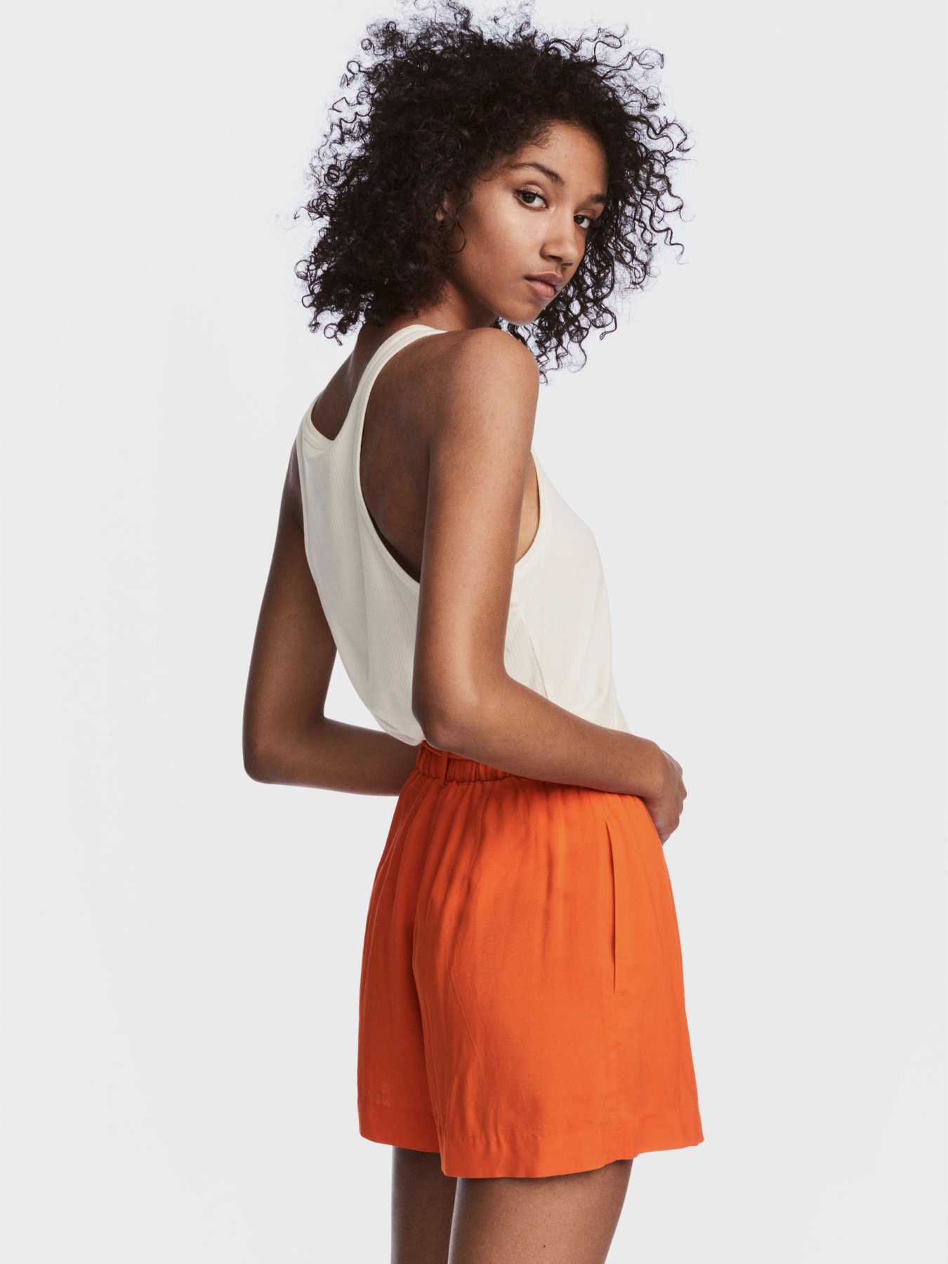 Шорти H&M модель 5080096wer_Оранжевый Фото