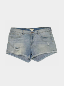 Джинсовые шорты H&M модель 4789725wer_Голубой Фото