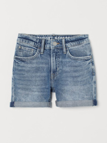 Шорти джинсові H&M модель 8330063arl_Синий вымытый Фото