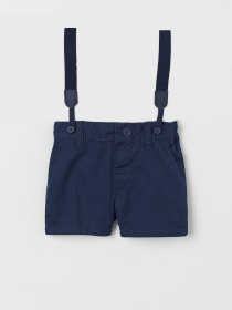 Повсякденні шорти H&M модель 8488601abr_Темно-синий Фото