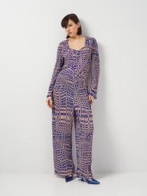 Комбінезон Monki модель 5698743wer_Бежево-синий Фото