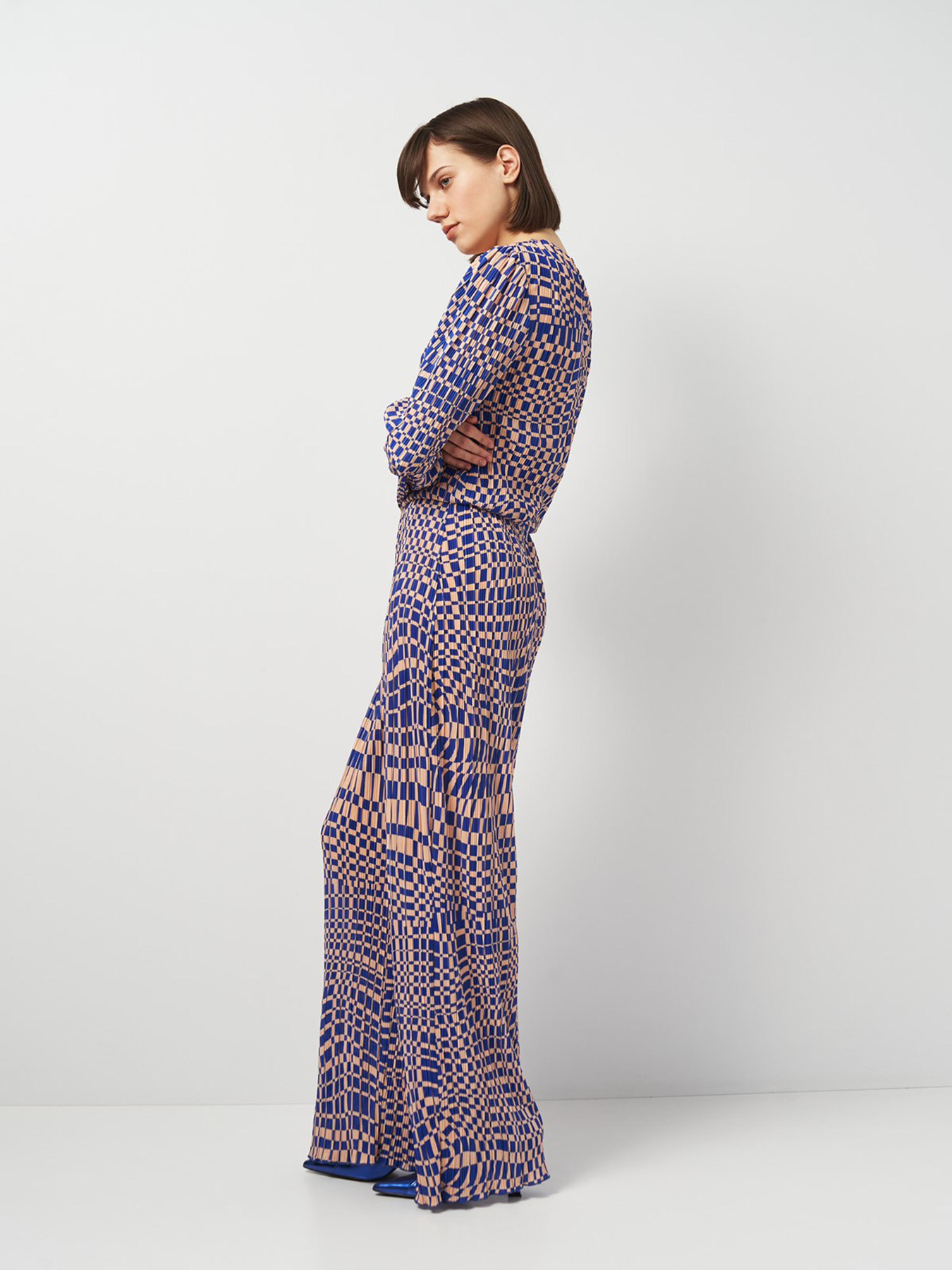 Комбінезон Monki модель 5698743wer_Бежево-синий Фото