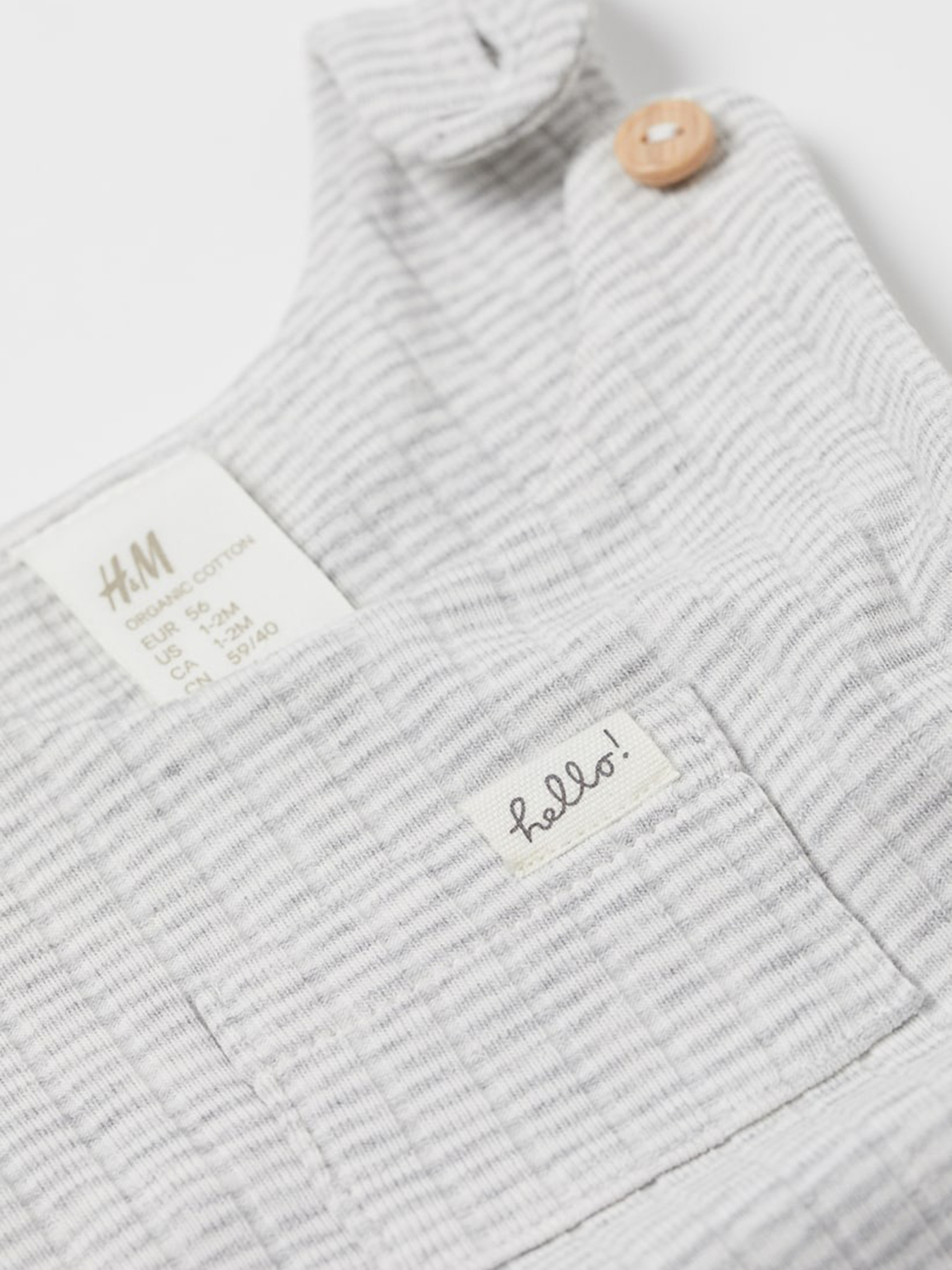 Комбінезон H&M модель 8410371kwer_Светло-серый Фото