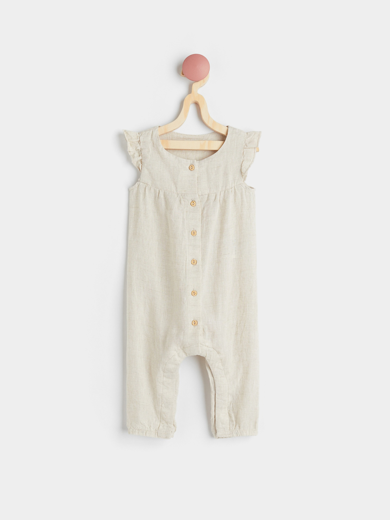 Нательный комбинезон H&M модель 7598775kwer_Светло-бежевый Фото