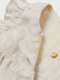 Нательный комбинезон H&M модель 7598775kwer_Светло-бежевый Фото