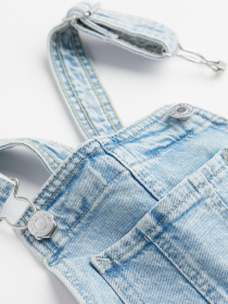 Джинсовый комбинезон H&M модель 10030045kwer_Голубой Фото