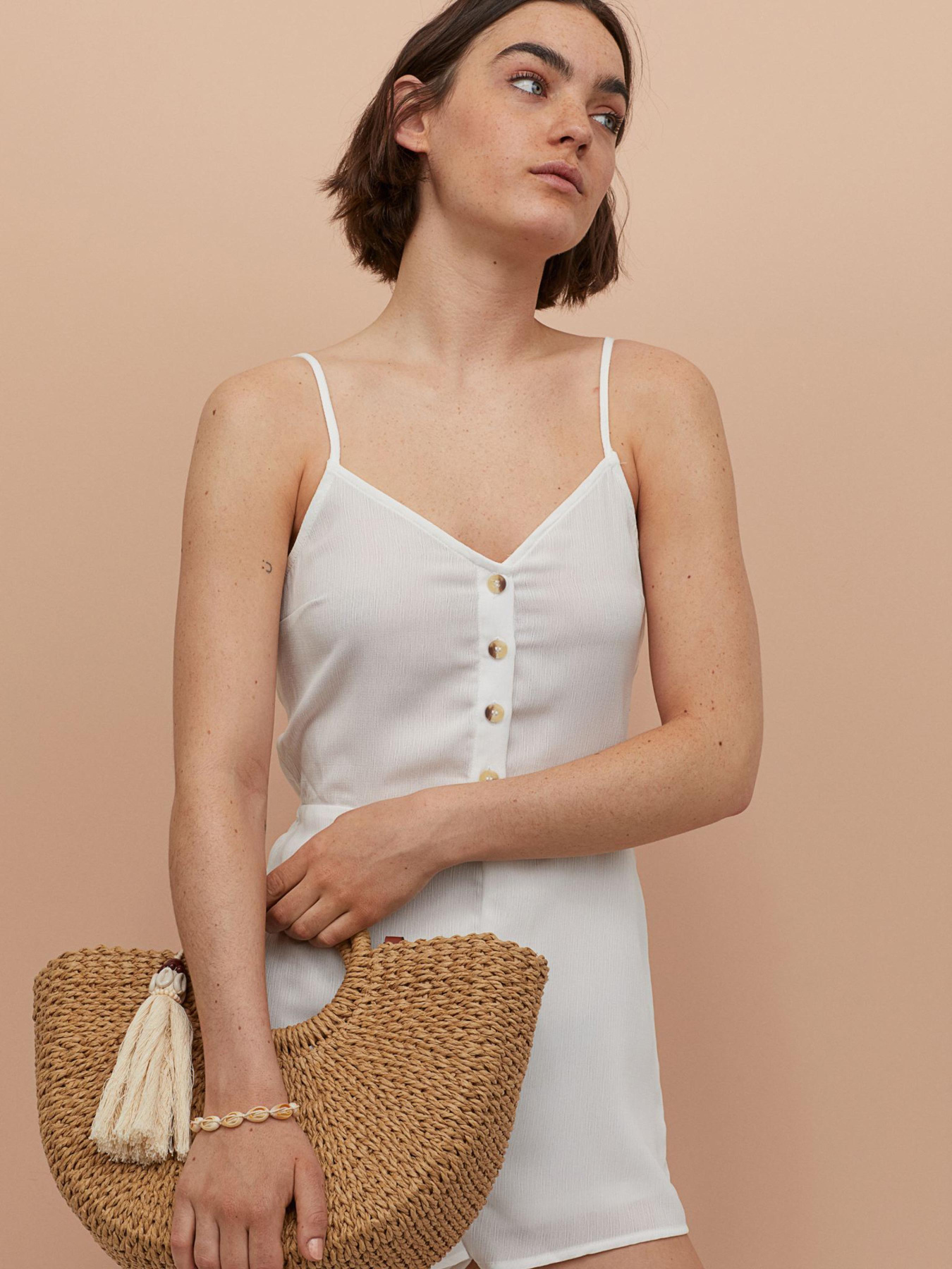 Комбинезон H&M модель 7420849RP6_Белый Фото