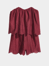 Комбинезон H&M модель 4052094wer_Бордовый Фото