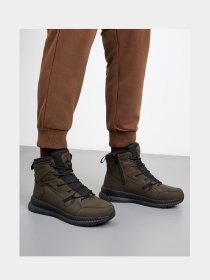 Ботинки аутдор Grunberg модель Ан-148193/10-03E-khaki/10-ч-252 Ботинки аутдор Grunberg модель Ан-148193/10-03E-khaki/10-ч-252 Фото