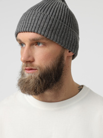 Шапка Ейсік модель ShapkaSvitloSiraEysicnabir Фото