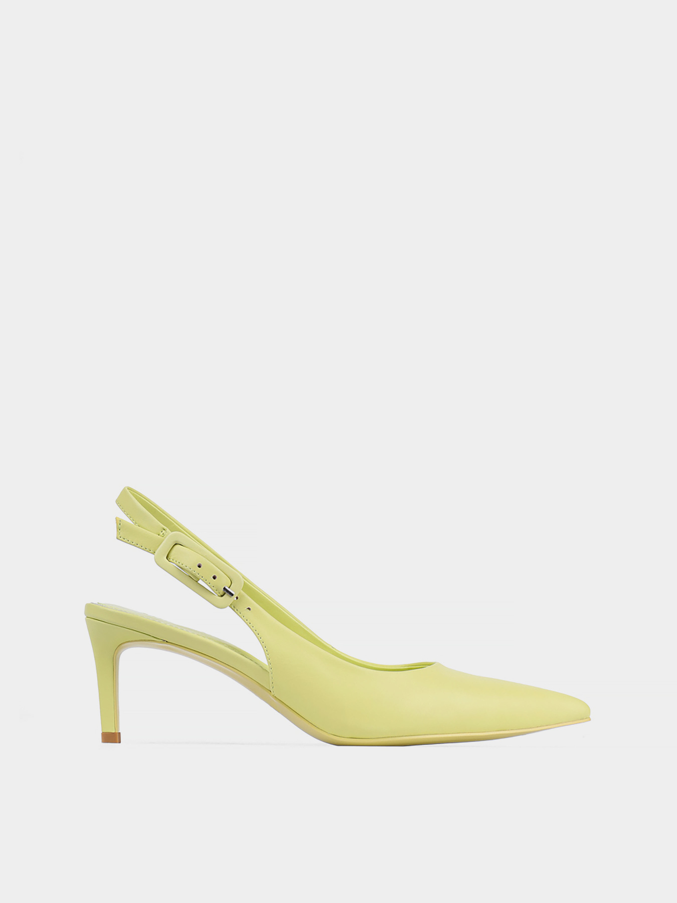 Женские туфли слингбеки MIRATON кожаные салатовые модель 203-24103-21-3 Женские туфли слингбеки MIRATON кожаные салатовые модель 203-24103-21-3 Фото