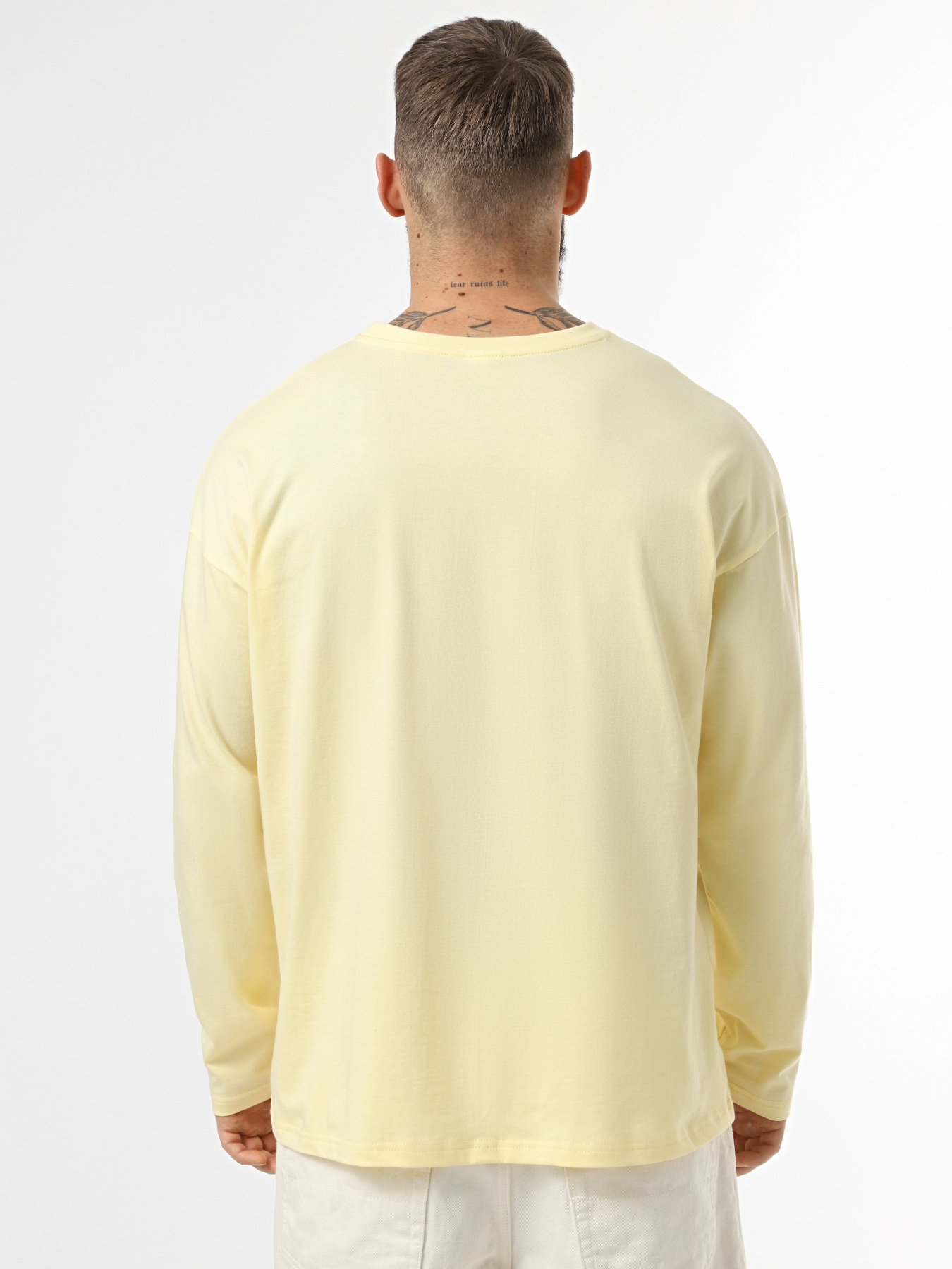 Набор лонгсливов Ейсік Оверсайз модель LonhslivZoltyinabir Фото