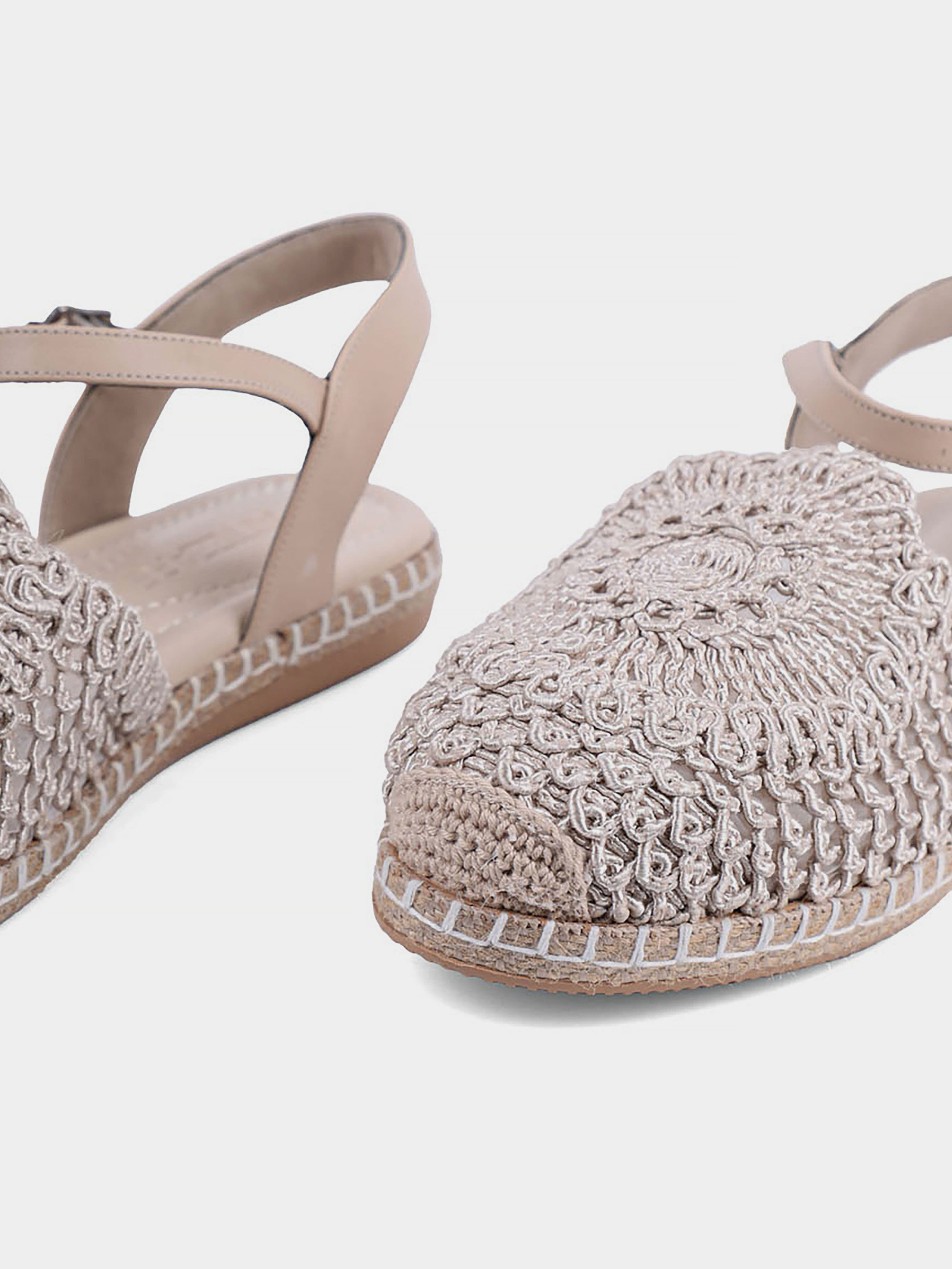 Жіночі еспадрільї Attizzare тканинні бежеві модель 1155/Y-603/04-152330 Фото