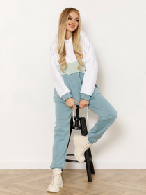 Костюм ISSA Plus модель SA-357_green Фото