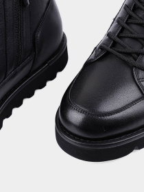 Мужские ботинки кожаные черные модель M812X-67-MM3/U31M Фото