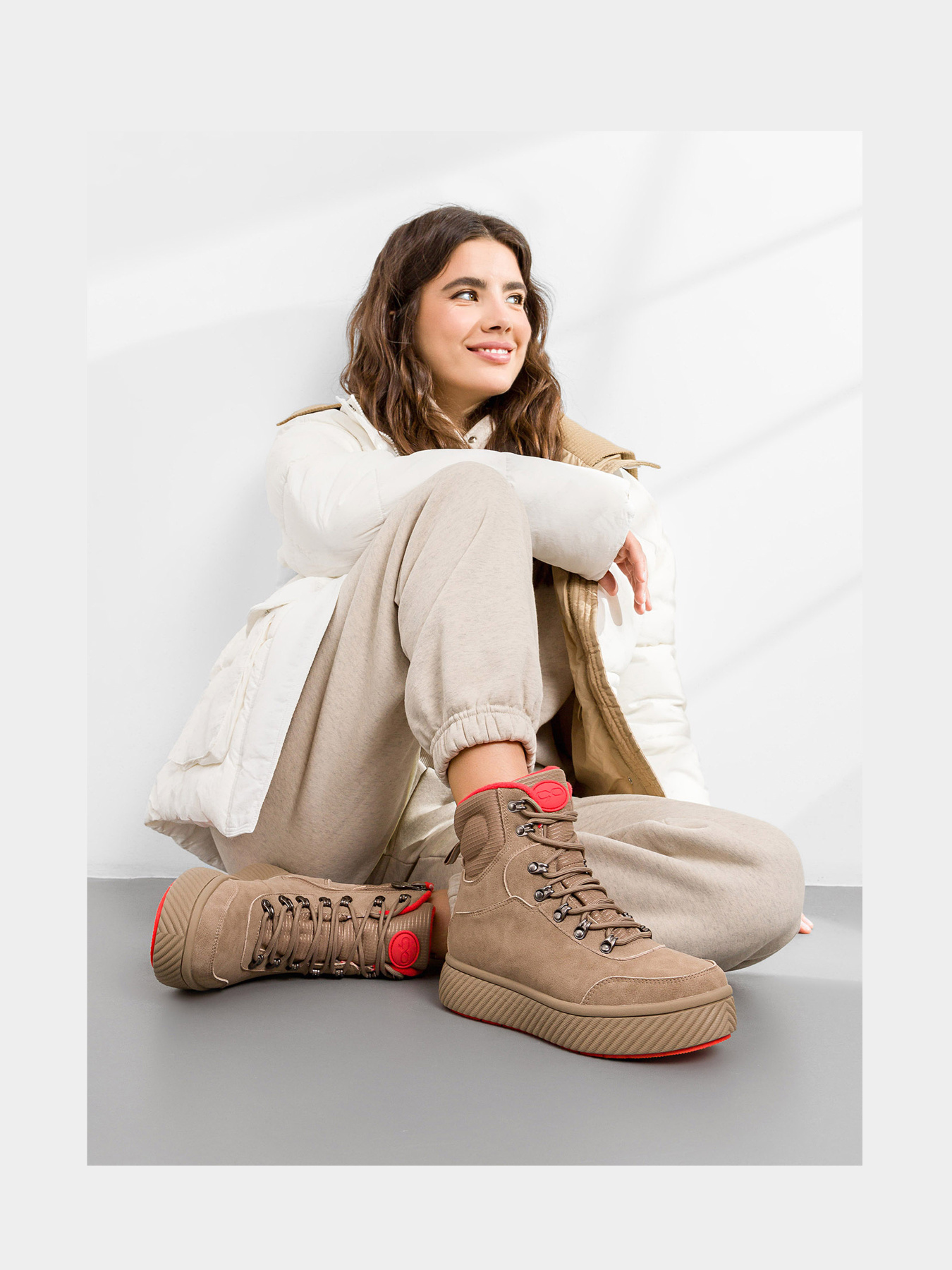 Ботинки Grunberg модель Ан-148569/09-02-beige/8-ж-252 Ботинки Grunberg модель Ан-148569/09-02-beige/8-ж-252 Фото