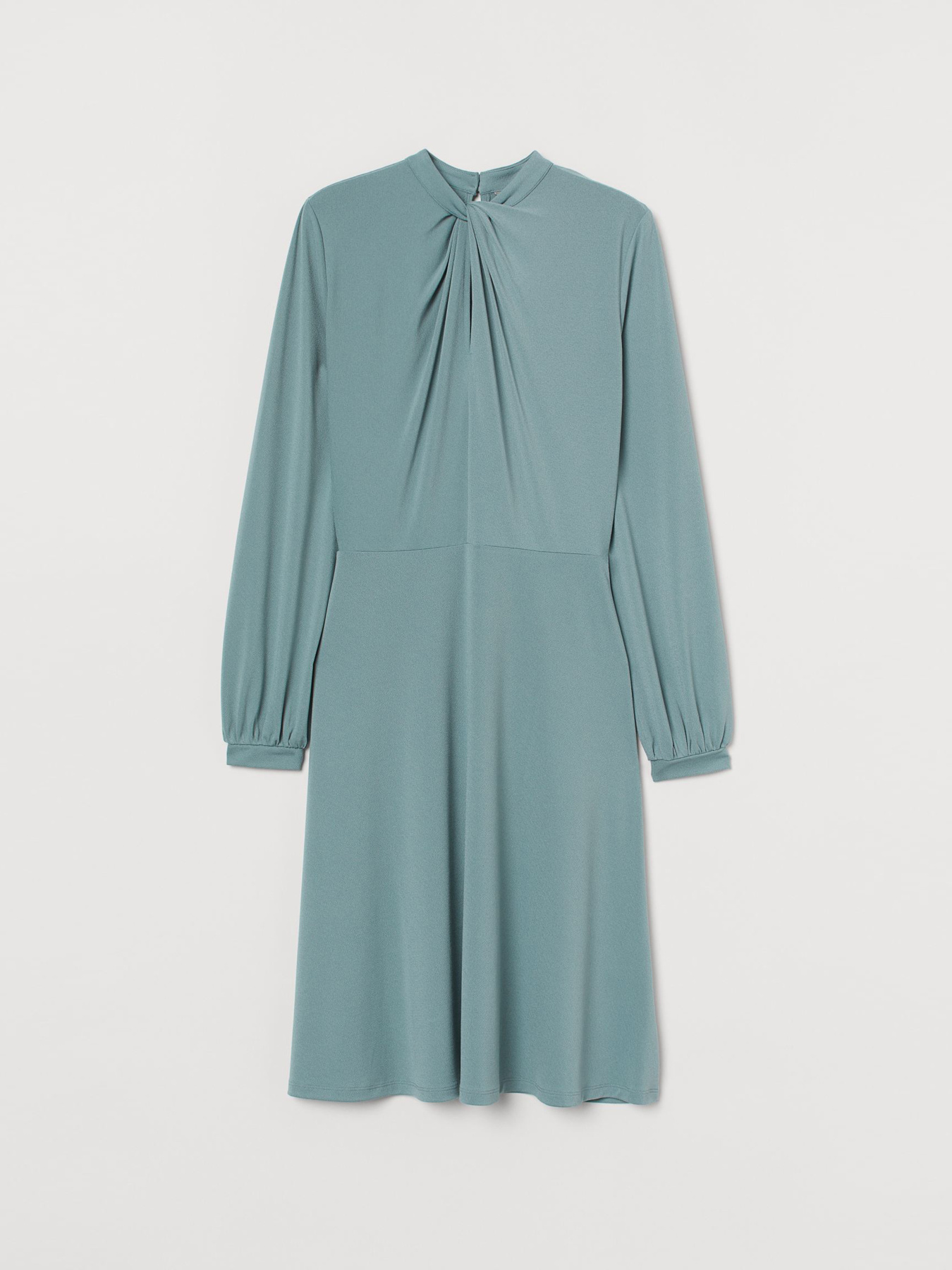 Сукня міні H&M модель 9273822sdm_Темно-бирюзовый Фото