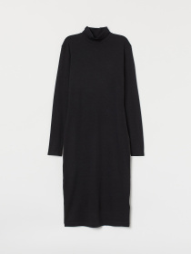 Сукня міді H&M модель 6909758RP6_черный Сукня міді H&M модель 6909758RP6_черный Фото