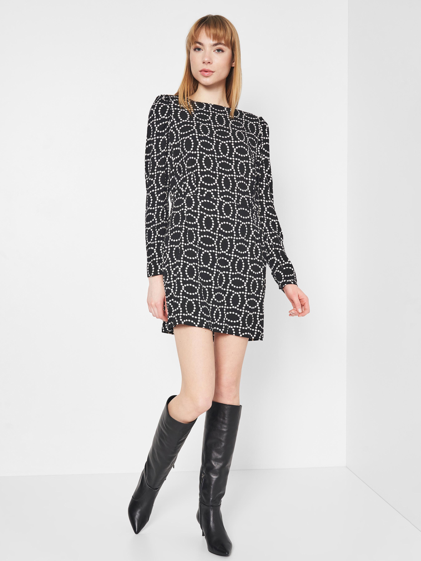 Сукня міні H&M модель 8062431log_Черный Фото