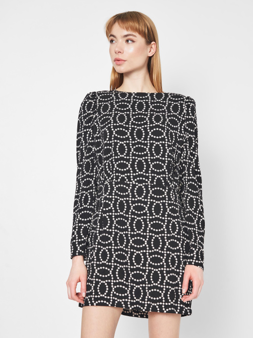 Платье мини H&M модель 8062431log_Черный Фото