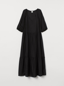 Сукня міді H&M модель 8655201sm_Черный Сукня міді H&M модель 8655201sm_Черный Фото