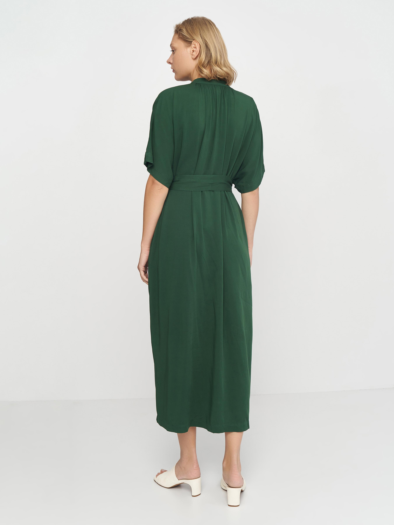 Платье макси H&M модель 6520683abr_Зеленый Фото