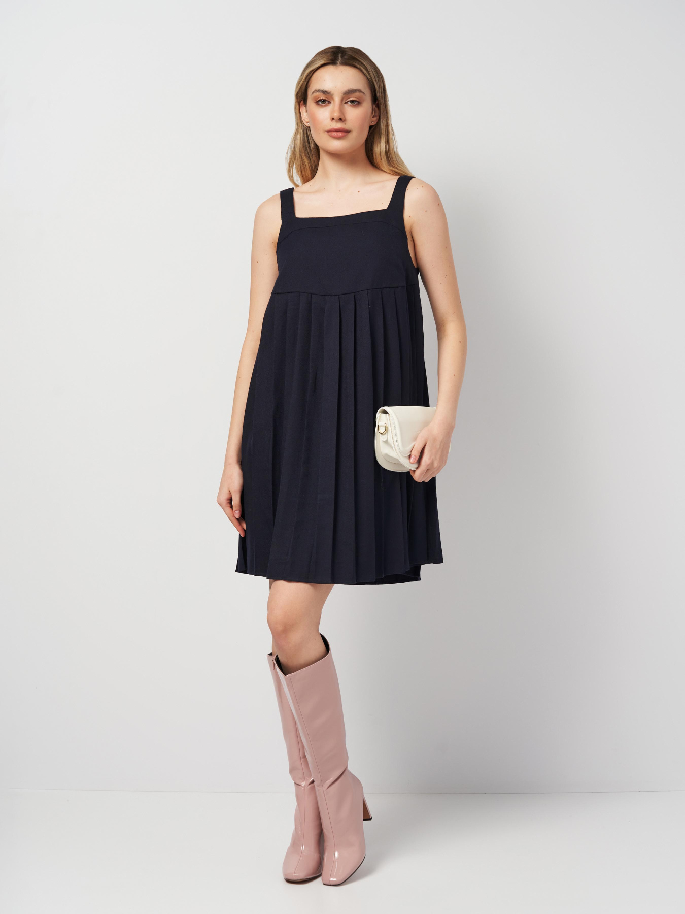 Сарафан H&M модель 1045504arl_Темно-синий Сарафан H&M модель 1045504arl_Темно-синий Фото