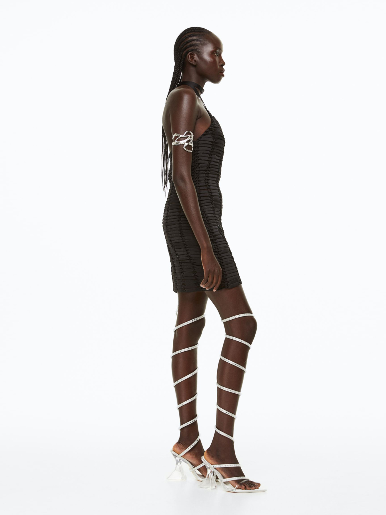 Платье мини H&M модель 1110303arl_Черный Фото