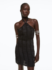 Платье мини H&M модель 1110303arl_Черный Фото