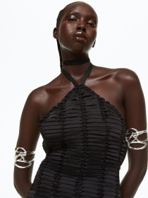 Платье мини H&M модель 1110303arl_Черный Фото