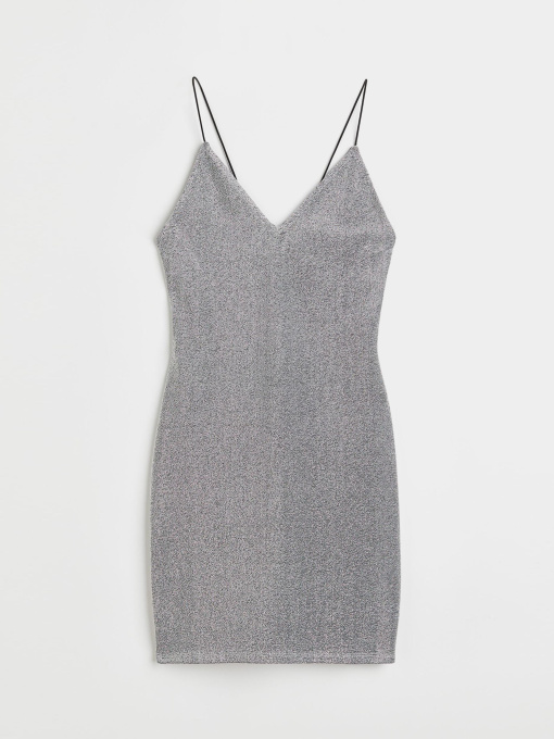 Сукня міні H&M модель 1090752arl_Серебристый Фото