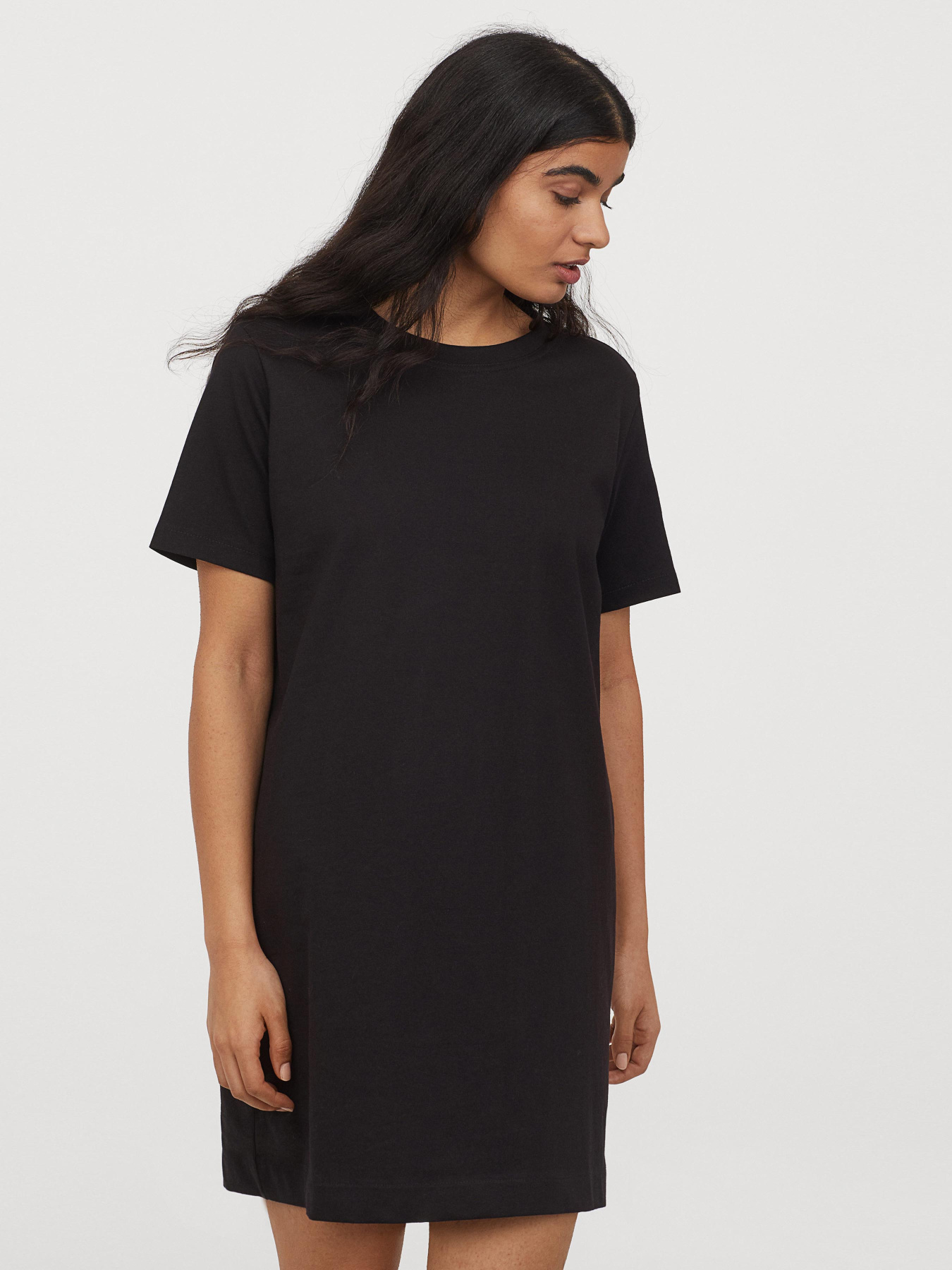 Сукня-футболка H&M модель 8414343wer_Черный Фото