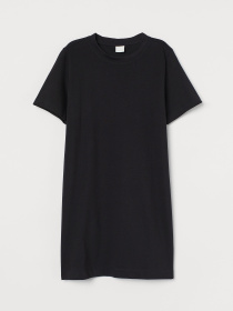 Сукня-футболка H&M модель 8414343wer_Черный Фото