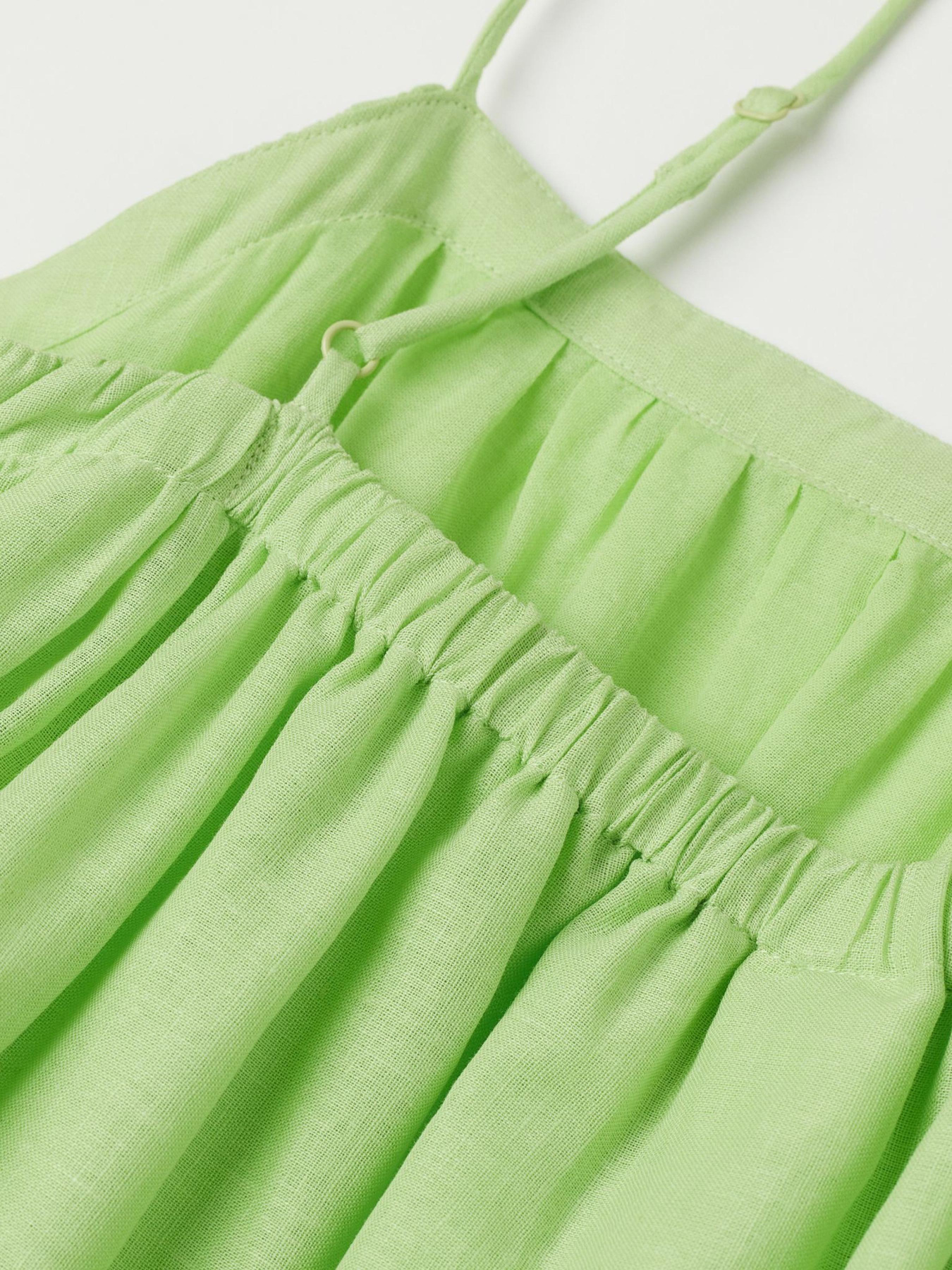 Платье миди H&M модель 9694433wer_Салатовый Фото