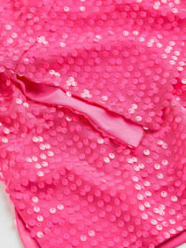 Платье мини H&M модель 1125014wer_Ярко-розовый Фото