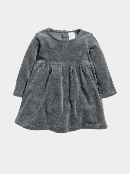 Платье миди H&M модель 5382056ral_Темно-серый Фото