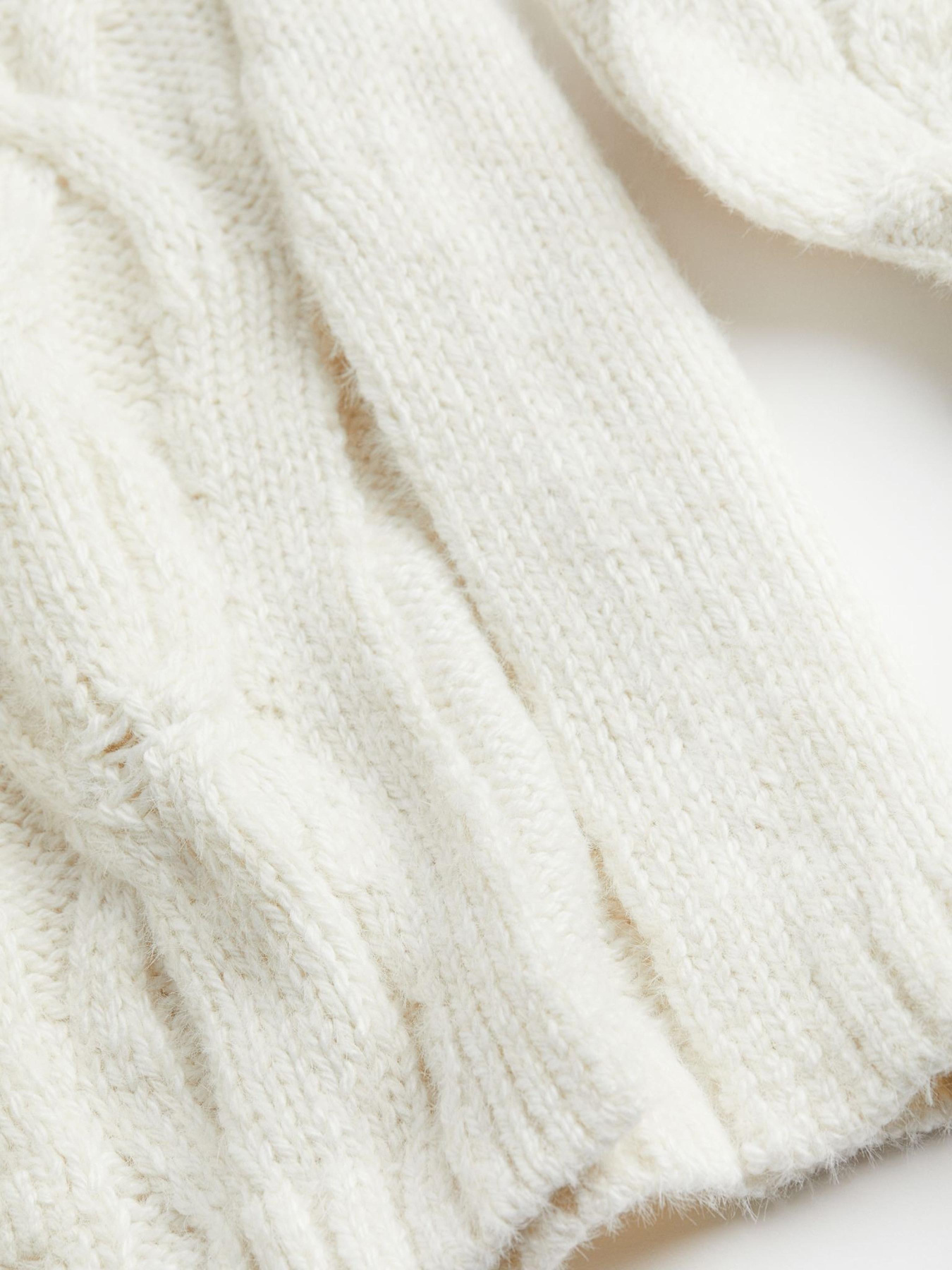 Платье мини H&M модель 10415124wer_Молочный Фото