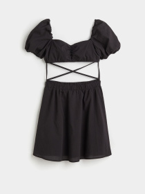 Платье мини H&M модель 10652795wer_Черный Фото