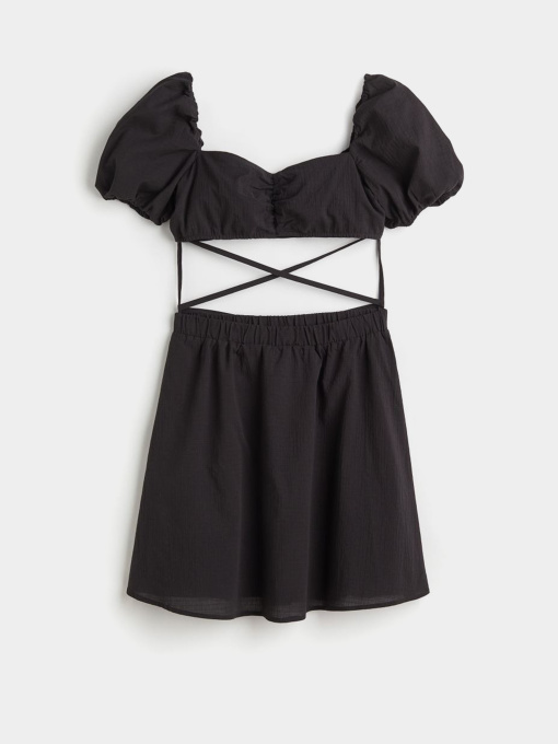 Платье мини H&M модель 10652795wer_Черный Фото