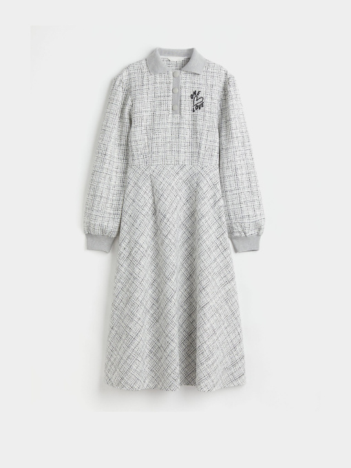 Сукня міді H&M модель 1044832ral_Бело-черный Фото