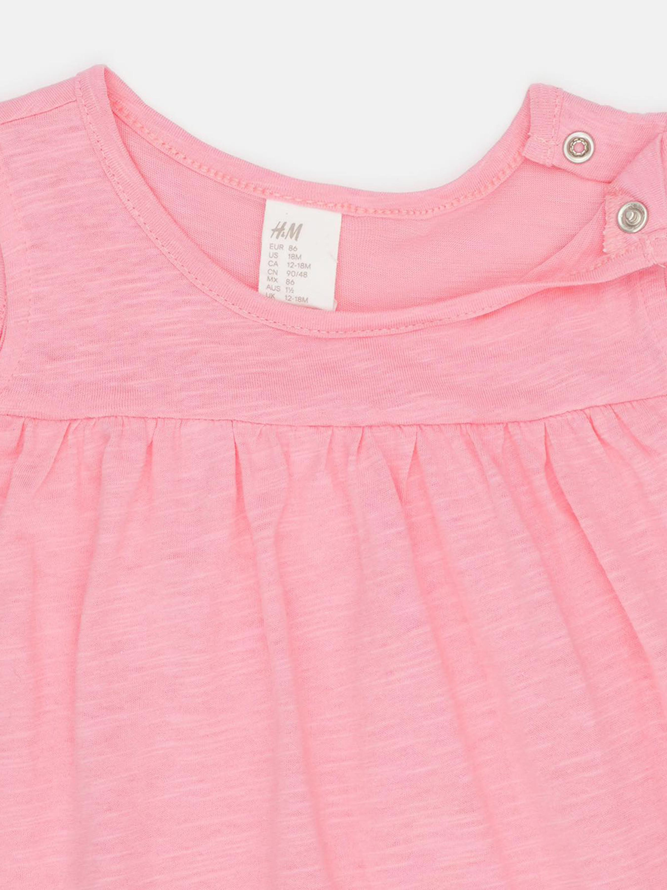 Сукня міні H&M модель 8254701ral_Розовый Фото