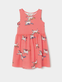 Сукня міді H&M модель 8705303kwer_Коралловый Фото