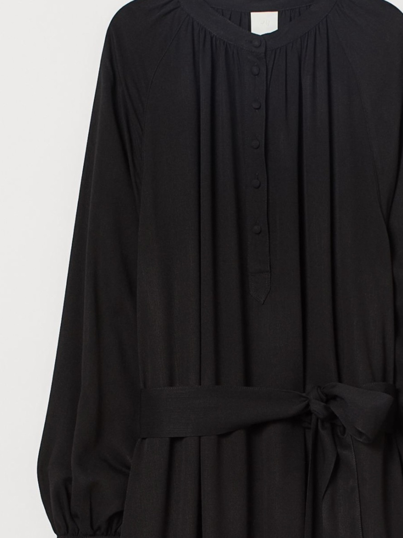 Платье миди H&M модель 7872371wer_Черный Фото