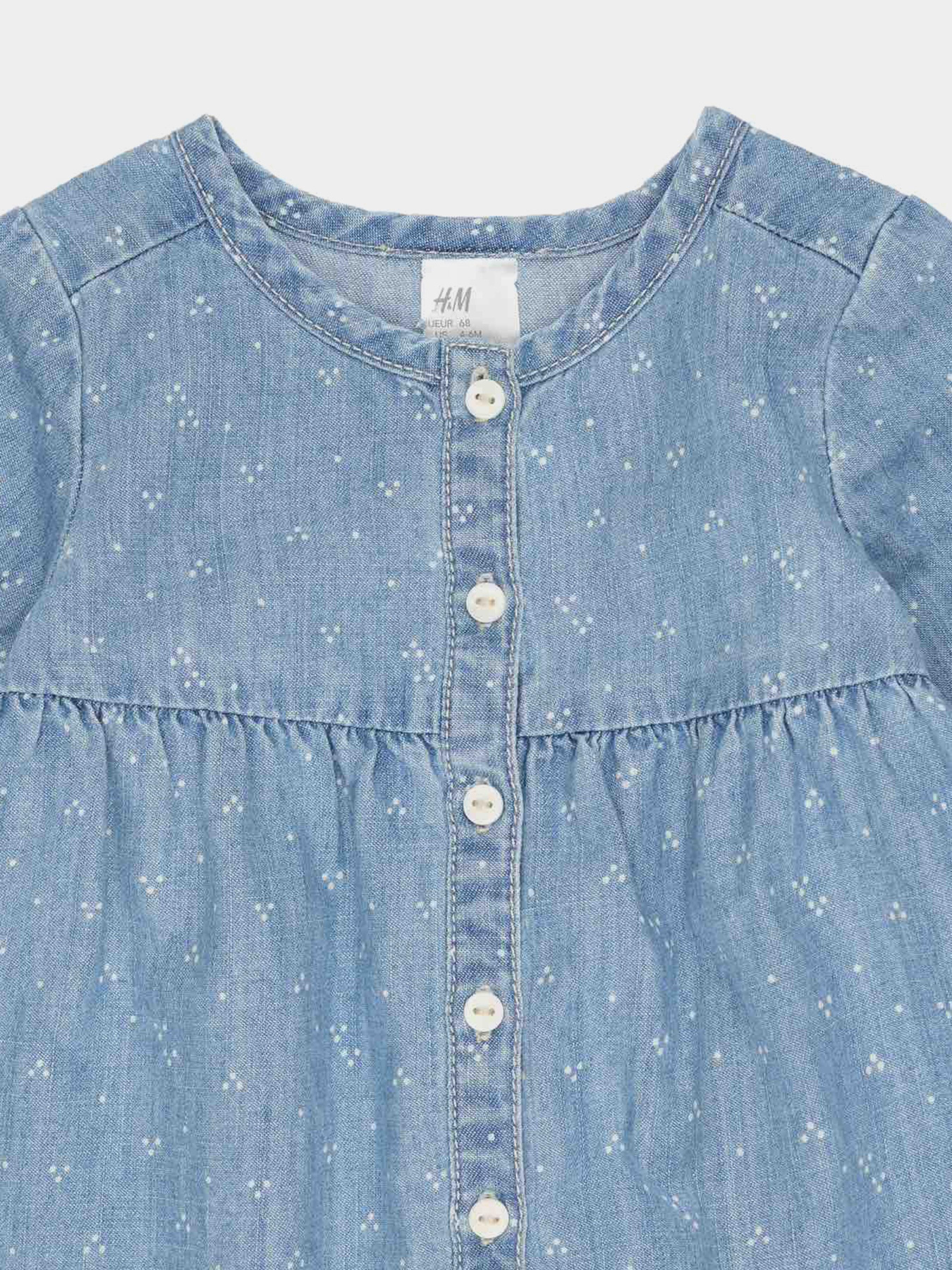 Сукня міді H&M модель 4503095ral_Голубой Фото