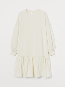 Платье мини H&M модель 9030962wer_Кремовый Фото