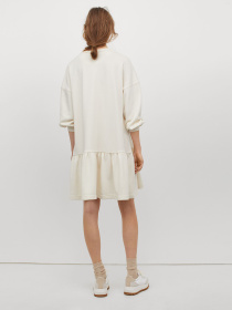 Платье мини H&M модель 9030962wer_Кремовый Фото