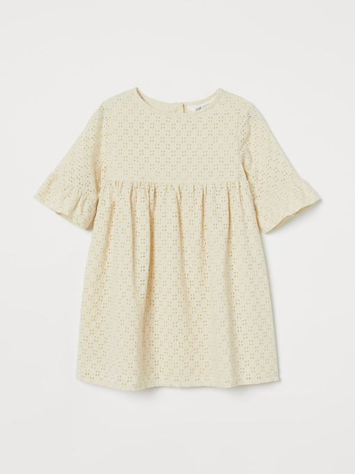 Платье миди H&M модель 8355361kwer_Кремовый Фото